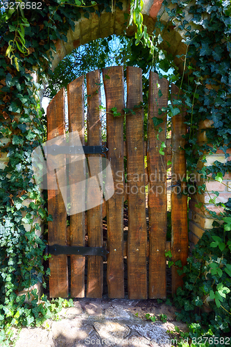 Image of Old wooden door