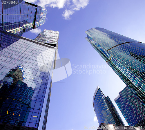 Image of Moscow\'s skyscrapers