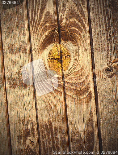 Image of old boards with knot