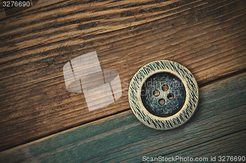 Image of vintage metal Button for clothes