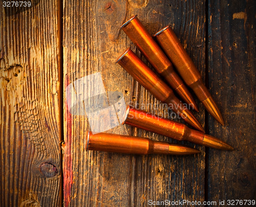 Image of rifle cartridges