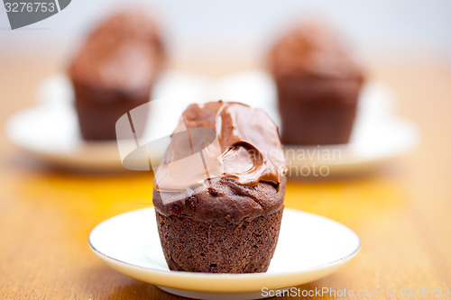 Image of muffins on table