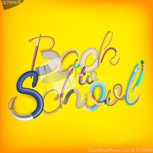 Image of Back to school background. EPS 10