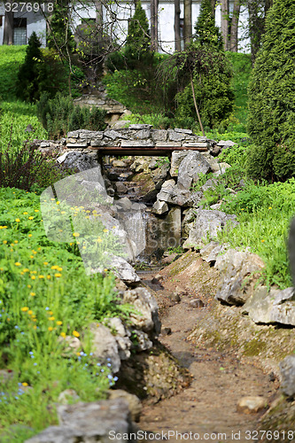 Image of beautiful waterfall  