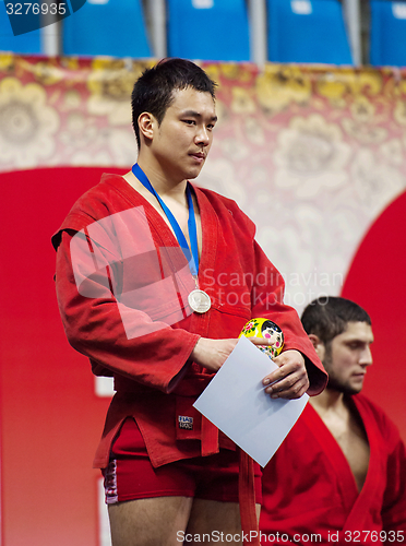 Image of Gasimov Kanan on podium