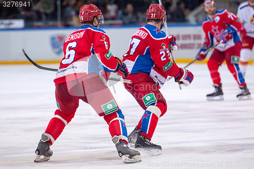 Image of D. Denisov (6) and I. Grigorenko (27)