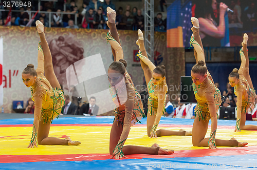 Image of Russian national gymnastics aesthetic team