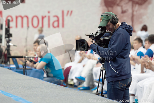 Image of Cameraman filming