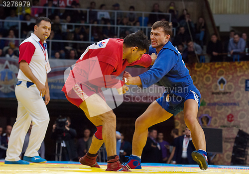 Image of Emil Khasanov (R) vs Evgeniy Sukhomlinov (B)