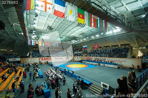 Image of Stadium Druzhba in wide angle view