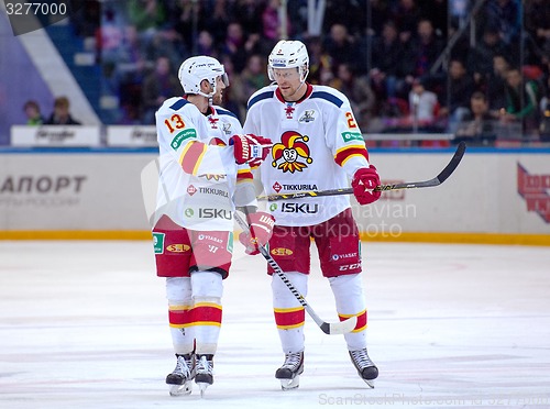 Image of R. Gunderson (13) and O. Korpikari (2)