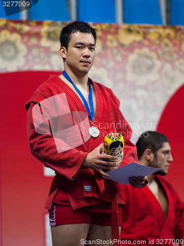 Image of Gasimov Kanan on podium