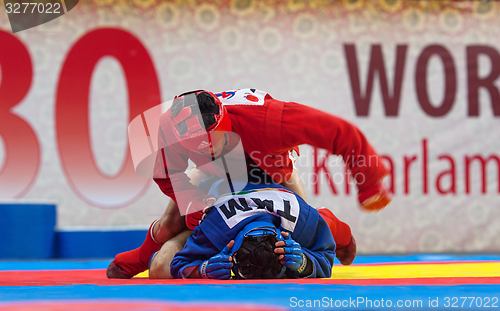 Image of Kanzhanov B. (Red) vs Umbayev N. (Blue)