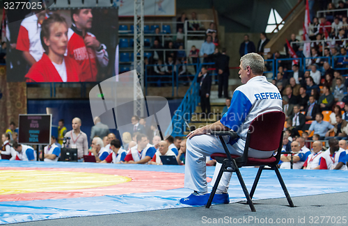 Image of Referee on a chair