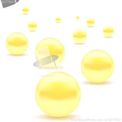 Image of Set of Yellow Pearls
