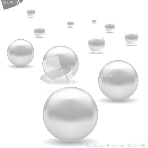 Image of Set of White Pearl