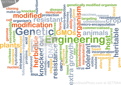 Image of Genetic engineering background concept