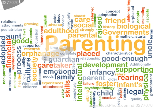 Image of Parenting background concept