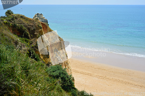 Image of A view of a Praia da Rocha, Algarve