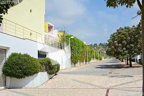 Image of Colorful modern apartment blocks