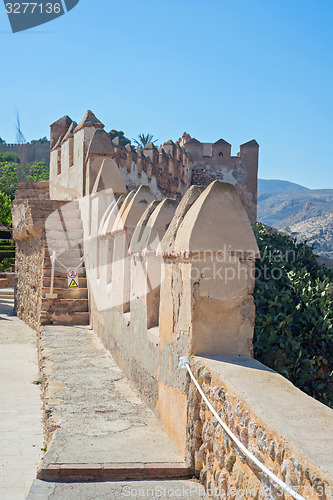 Image of Moorish Castle, Almeria, Andalusia, Spain