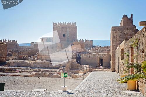 Image of Moorish Castle, Almeria, Andalusia, Spain