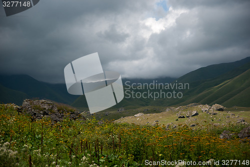 Image of Hiking in mountains