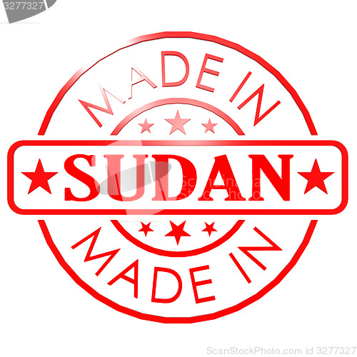 Image of Made in Sudan red seal