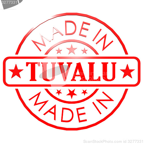 Image of Made in Tuvalu red seal