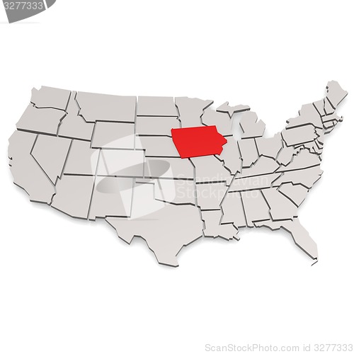 Image of Iowa map