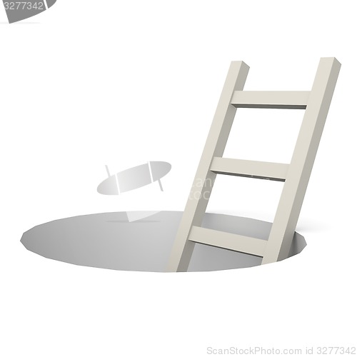 Image of Ladder from hole 