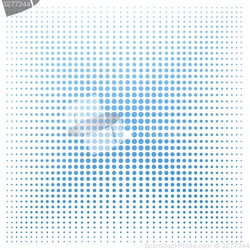 Image of Blue dot with white background