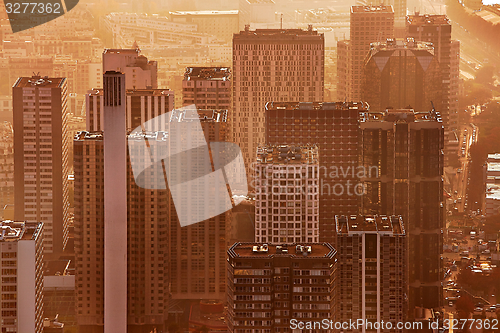 Image of City center with office buildings