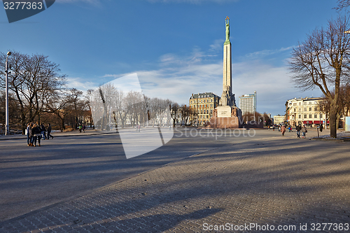 Image of Freedom monument in Riga, Latvia