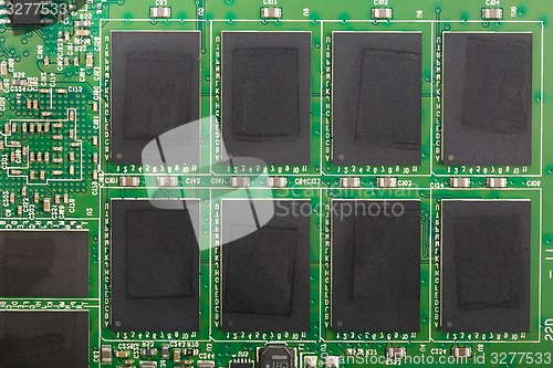 Image of Circuit Board of an SSD