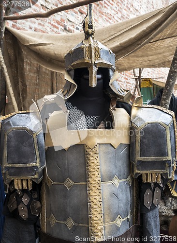 Image of Fantasy medieval metal armor protective wear swordman