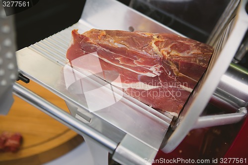 Image of prosciutto in restaurant