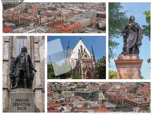 Image of Leipzig landmarks collage