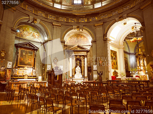 Image of Retro look Temple of San Sebastiano