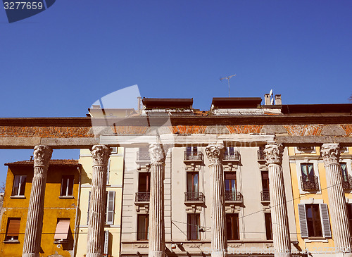 Image of Retro look Colonne di San Lorenzo Milan