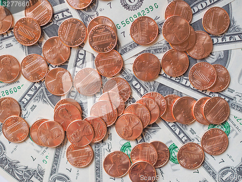 Image of Dollar coins and notes