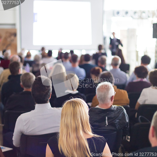 Image of Audience in the lecture hall.