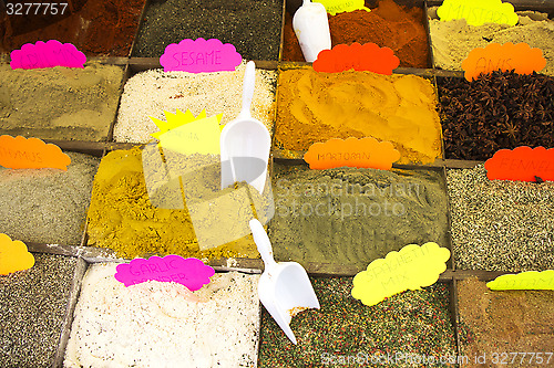 Image of Various spices and herbs