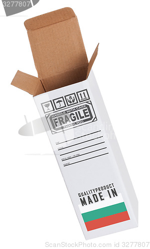 Image of Concept of export - Product of Bulgaria