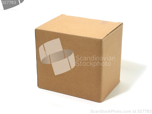 Image of Blank box cardboard