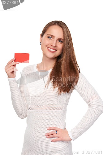 Image of Woman with credit card