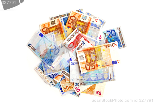 Image of Euro pile