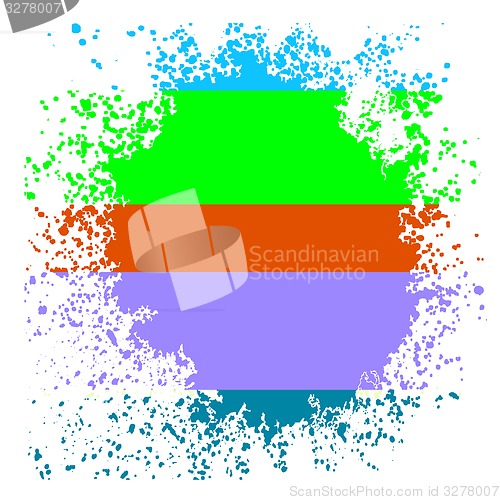 Image of Colorful Blot