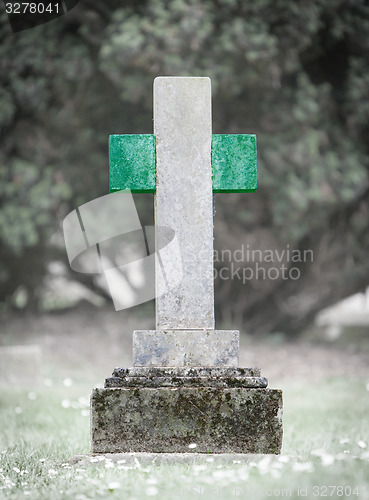 Image of Gravestone in the cemetery - Nigeria