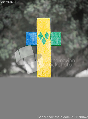 Image of Gravestone in the cemetery - Saint Vincent and the Grenadines